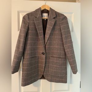 Madewell Larsen Blazer in Plaid XS EUC